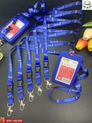 Dây đeo thẻ in logo