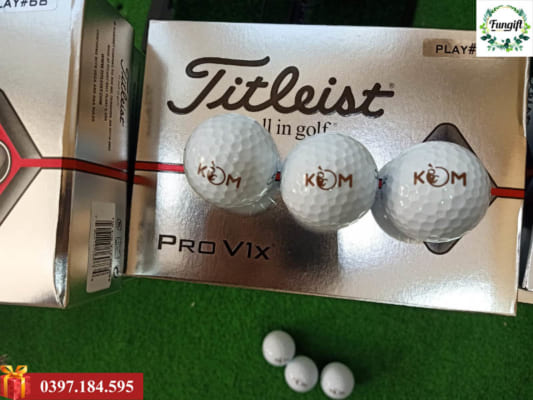 In logo lên bóng golf Hà Nội