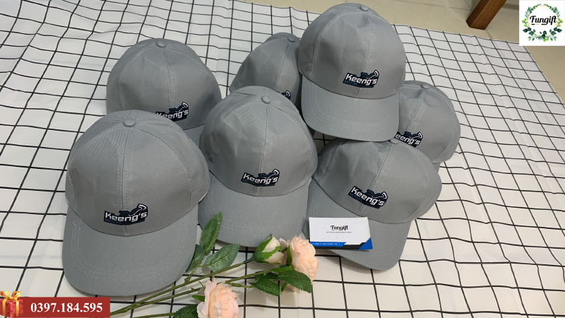 In logo lên mũ lưỡi trai quà tặng