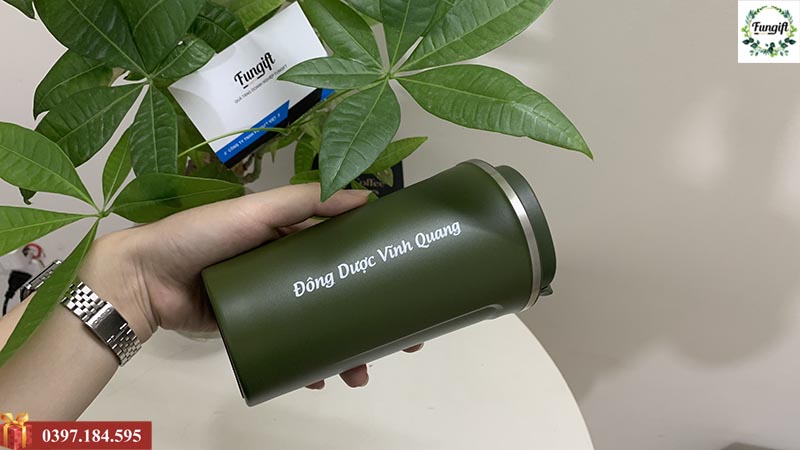 Ly giữ nhiệt in logo công ty