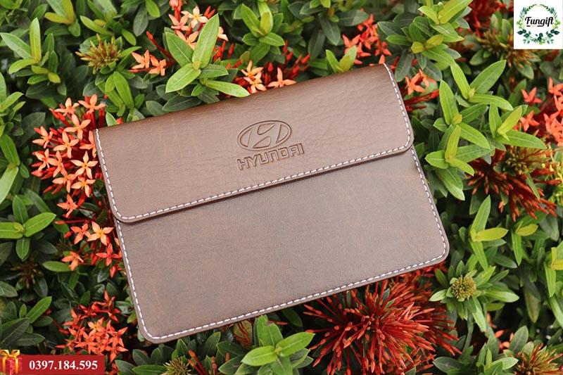 Ví đựng giấy tờ xe ô tô da bò