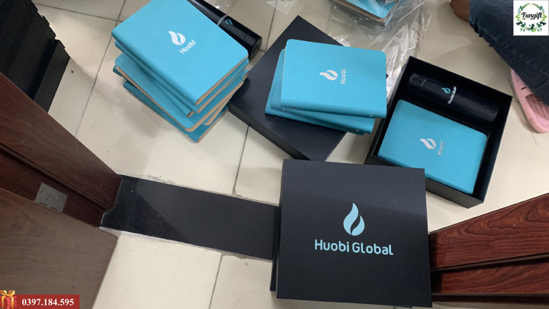 Bộ giftset quà tặng in khắc logo