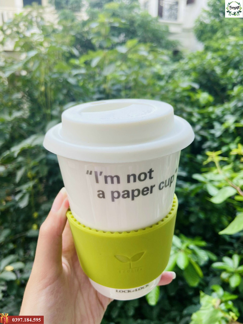 Cốc sứ bọc silicon