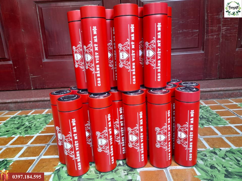 In lên bình giữ nhiệt