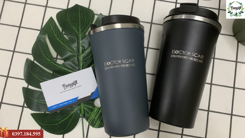 Ly giữ nhiệt coffee 510ml khắc logo