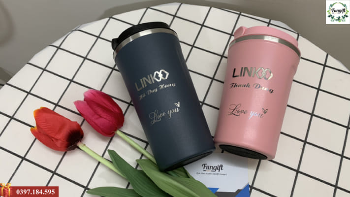 Ly giữ nhiệt khắc tên theo yêu cầu