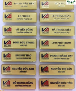 Bảng tên nhân viên giá rẻ