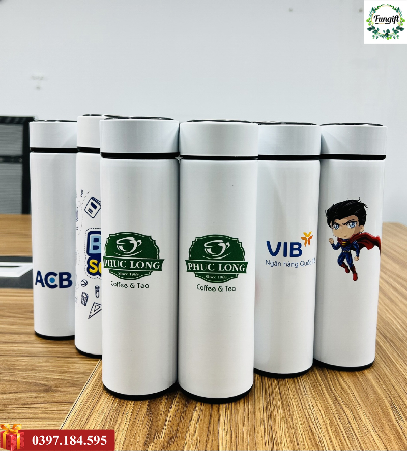 Bình giữ nhiệt in logo làm quà tặng