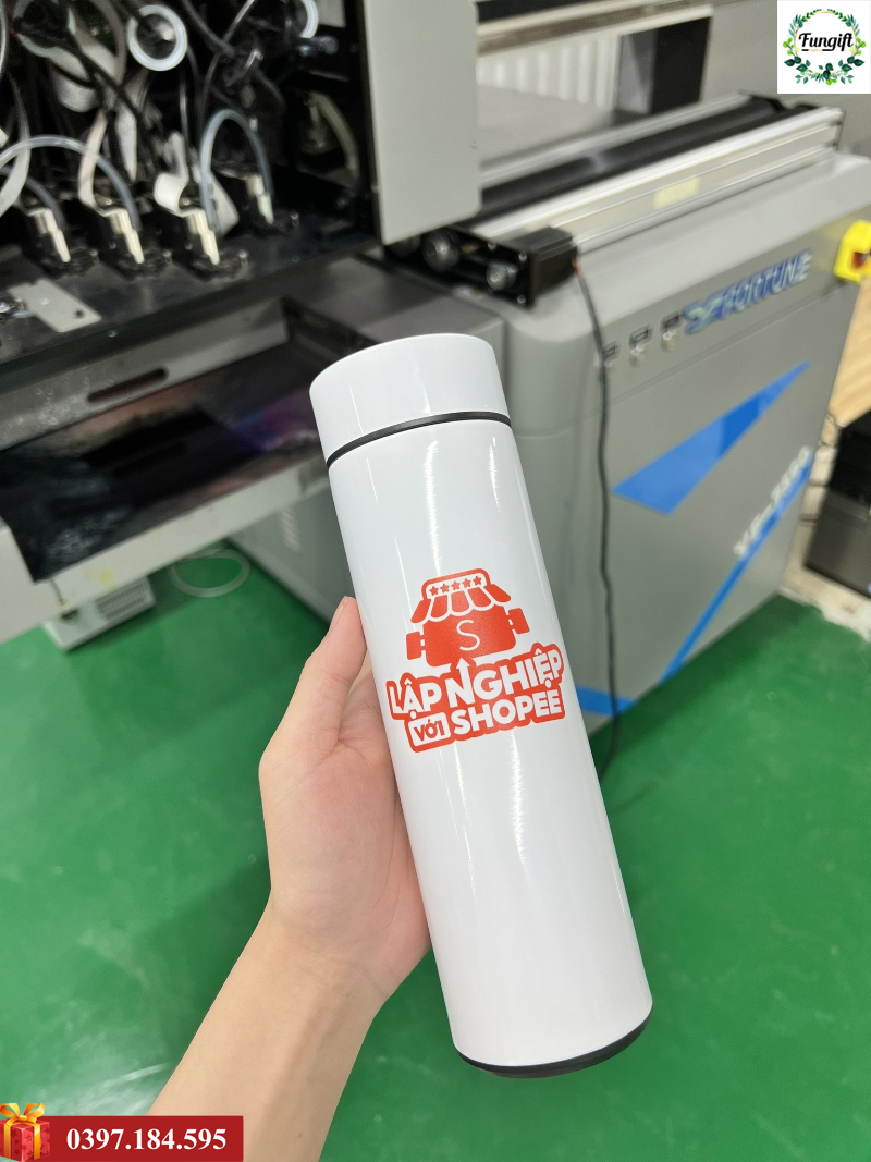 Dịch vụ gia công in UV lên bình giữ nhiệt Hà Nội