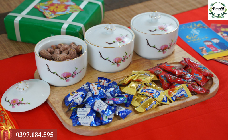 Khay đựng bánh kẹo tết cao cấp