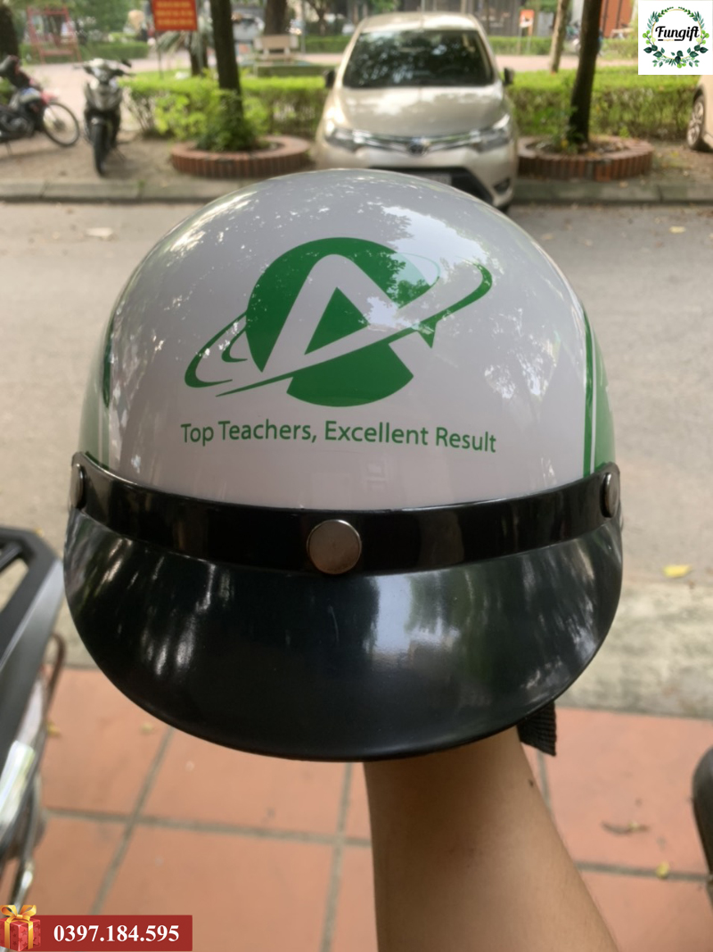 Mũ bảo hiểm in logo giá rẻ