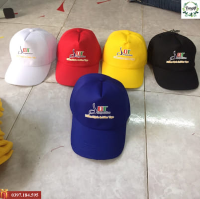 Mũ lưỡi trai in theo yêu cầu