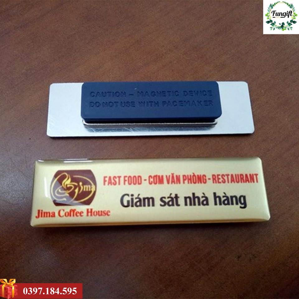 Thẻ tên nhân viên giá rẻ