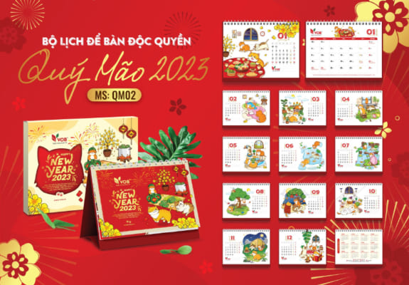 Xưởng in lịch tết