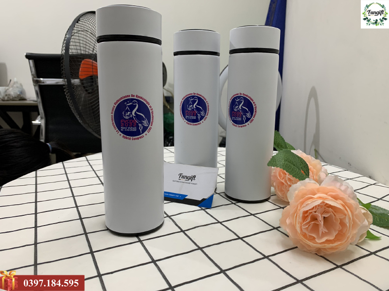 Bình giữ nhiệt in logo công ty