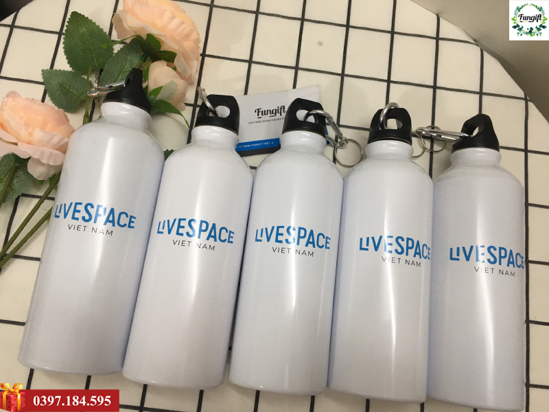 Bình nước quà tặng in logo theo yêu cầu