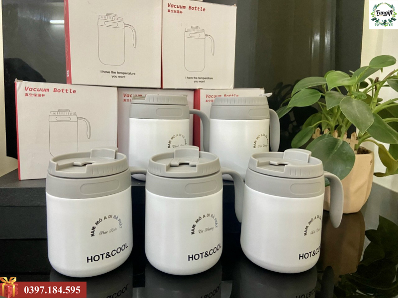 Cốc giữ nhiệt có quai cầm