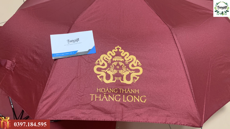 Ô dù cầm tay in logo quảng bá thương hiệu