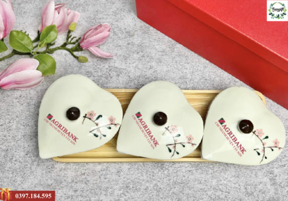 Khay mứt gốm sứ