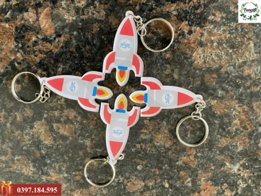 Móc khóa mica quà tặng