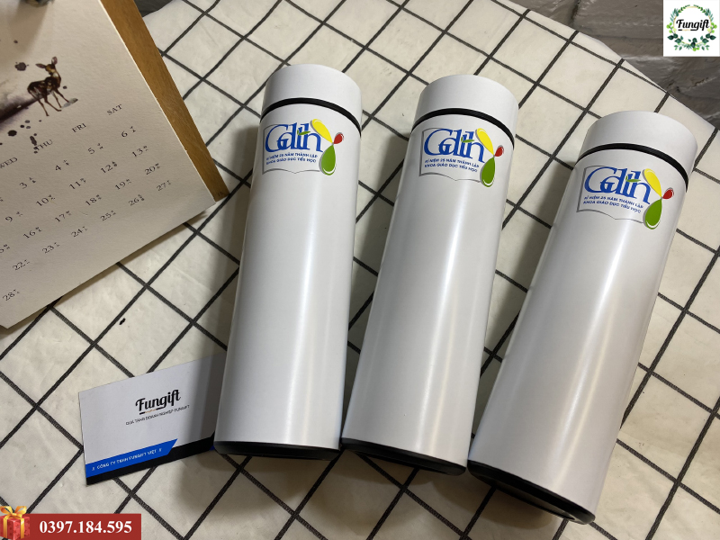 Bình giữ nhiệt in logo công ty
