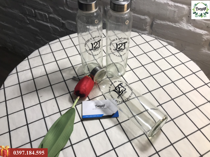 Bình thủy tinh nắp nhôm