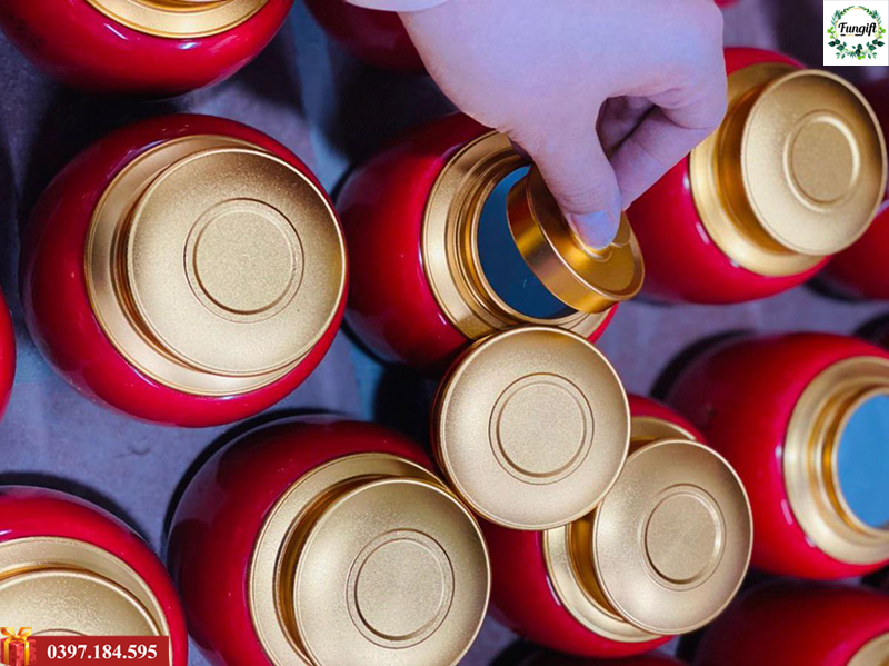 Hũ đựng trà bằng gốm