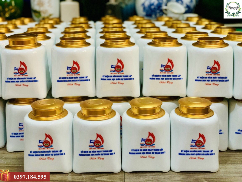Hũ đựng trà quà tặng