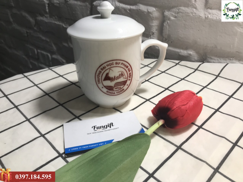 In cốc sứ Bát Tràng