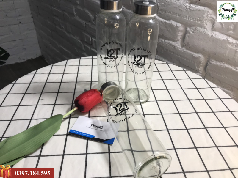 In logo chai thủy tinh 500ml