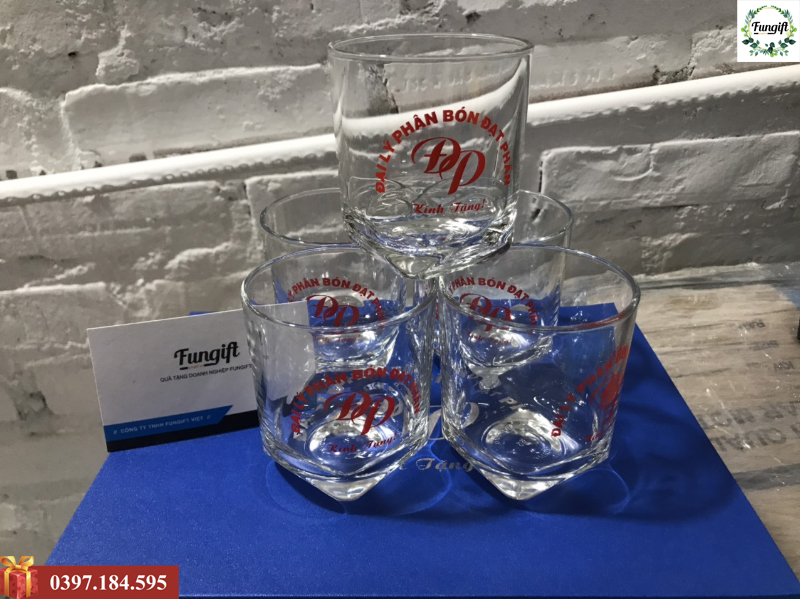 In logo lên ly thủy tinh Hà Nội