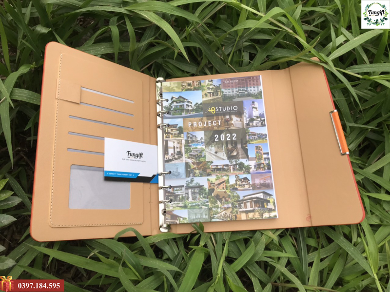 In sổ bìa da