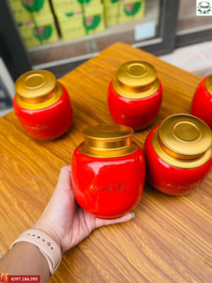 Lọ đựng chè cao cấp in logo