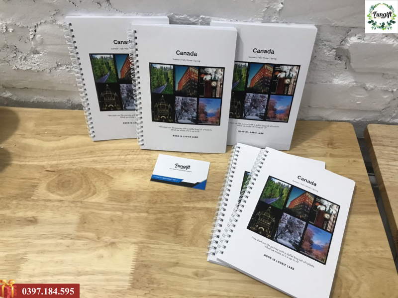 Sổ tay in hình theo yêu cầu