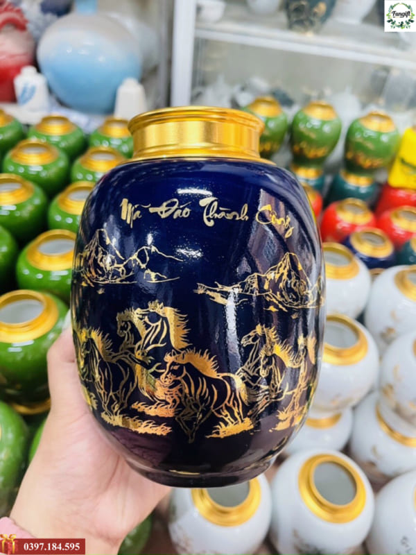 Xưởng sản xuất hộp hũ đựng trà bằng gốm sứ