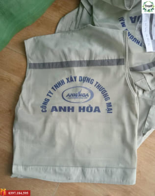 Áo gile bảo hộ lao động in logo