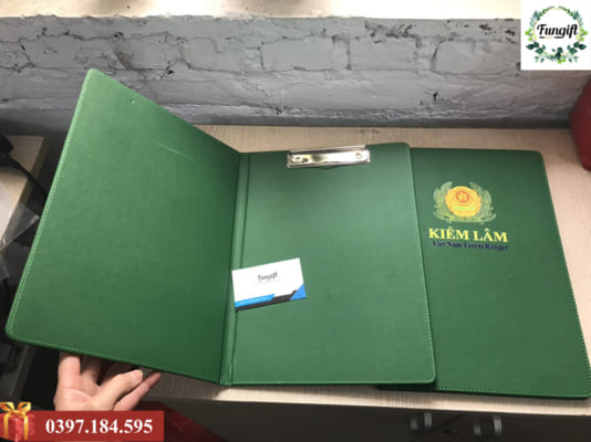 Bìa kẹp trình ký da cao cấp