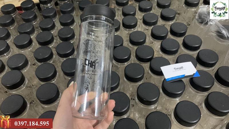 Bình nước nhựa my bottle in logo theo yêu cầu