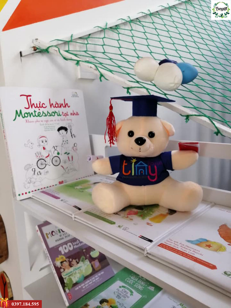 Gấu bông teddy cử nhân