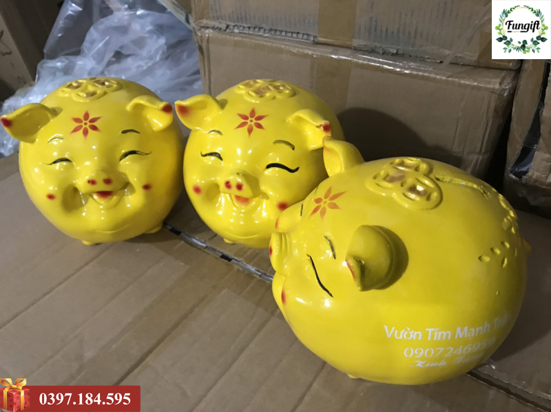 Heo đất in logo quà tặng giá rẻ