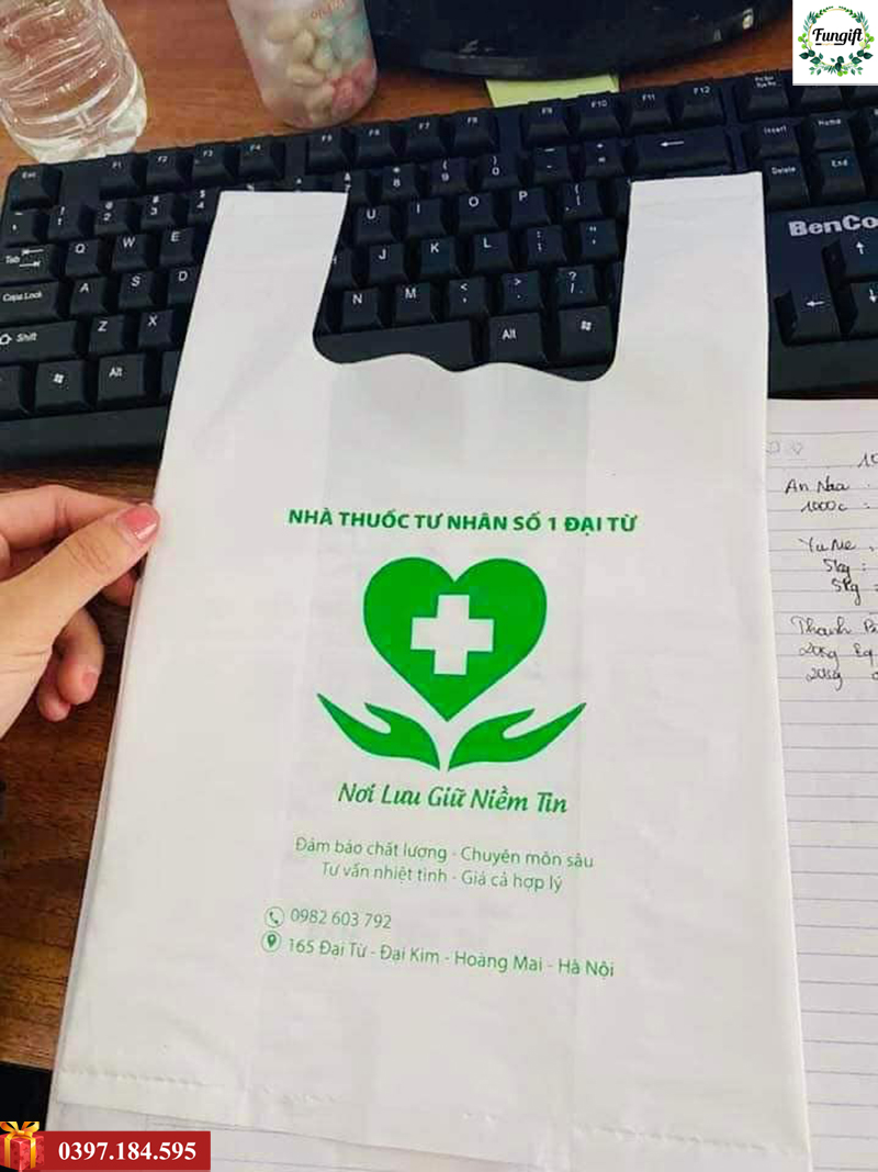 In túi bóng mỹ phẩm