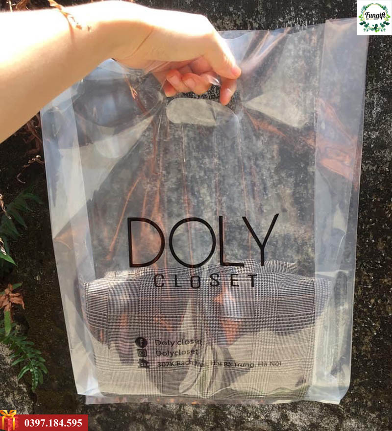 In túi nilon trong suốt PE