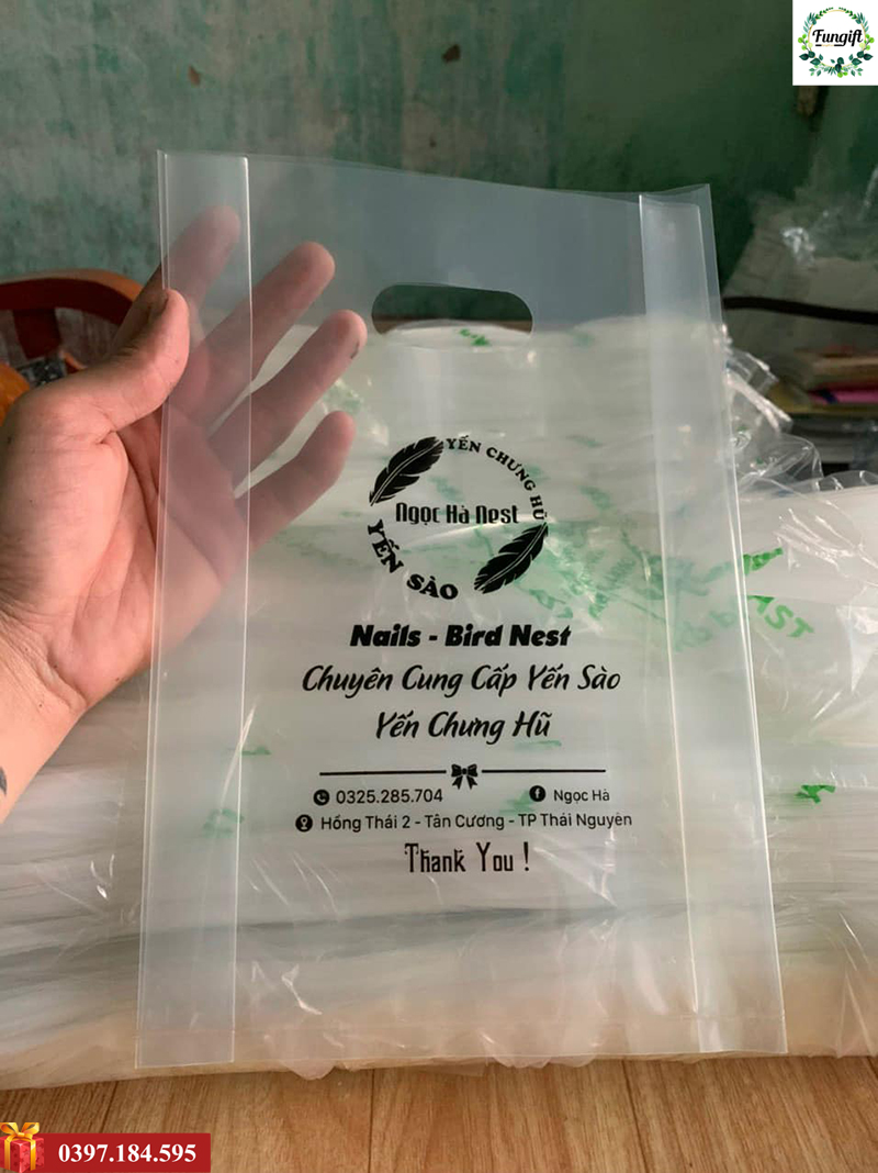 In túi ni lông sử dụng cho sự kiện