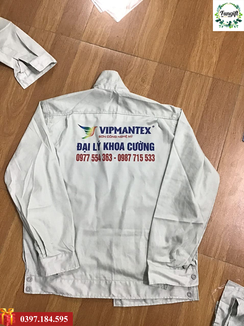 Mẫu áo công nhân