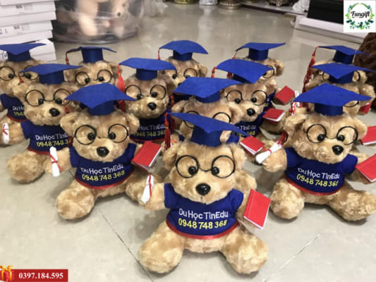 Sản xuất gấu bông tốt nghiệp theo yêu cầu Hà Nội