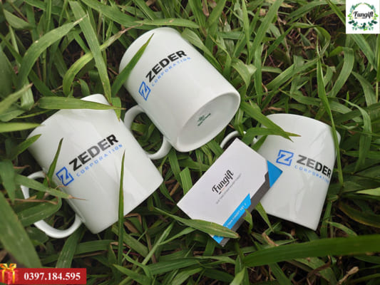 Sản xuất ly sứ in logo giá rẻ Hà Nội