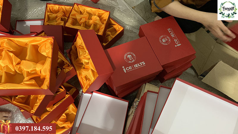 Bộ cốc thủy tinh in logo theo yêu cầu