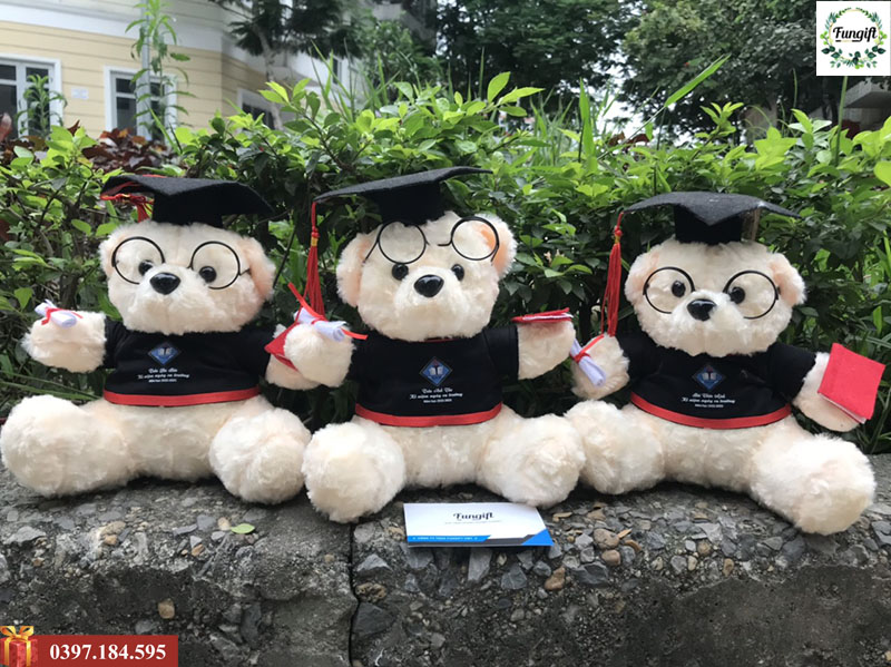 Gấu bông in logo theo yêu cầu