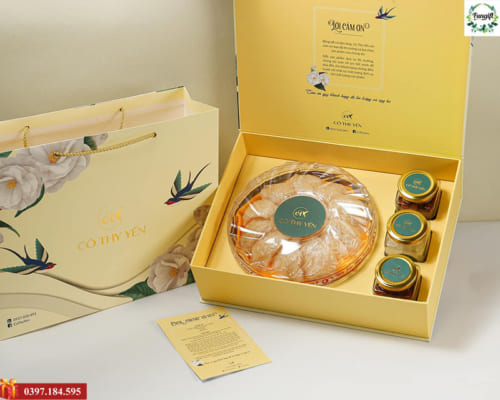 In hộp giấy đựng tổ yến