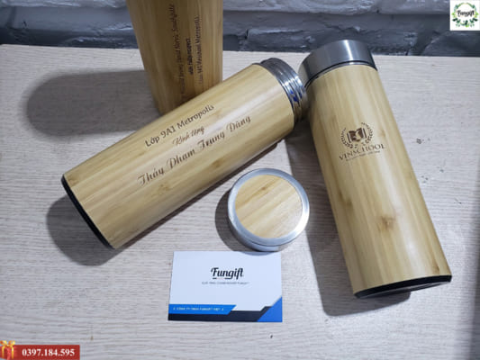 Bình giữ nhiệt khắc tên